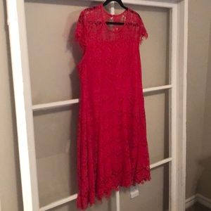 Lace Red Dress